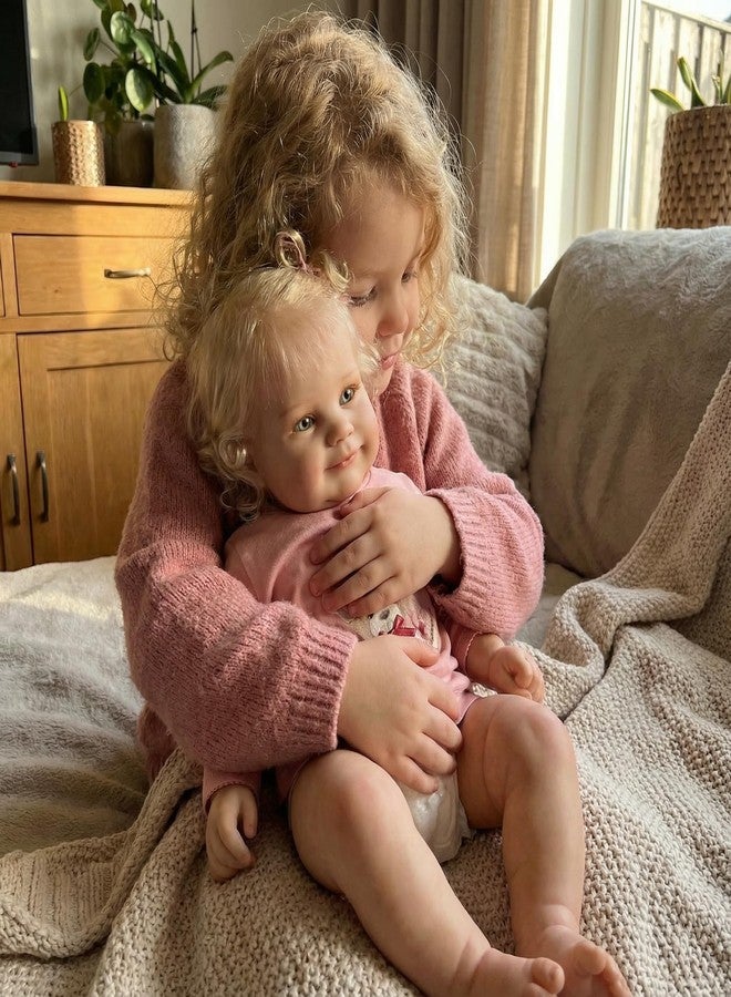 Zero Pam Realistic Reborn Baby Dolls Maddie Girl, 20 Inch Real Life Baby Dolls Silicone Full Body,Lifelike Newborn Baby Dolls That Look Real Toddler Anatomically Correct Dolls for Kids - Image 3